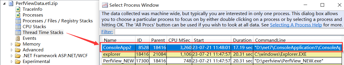 PerfView专题 (第十五篇)： 如何洞察 C# 中的慢速方法