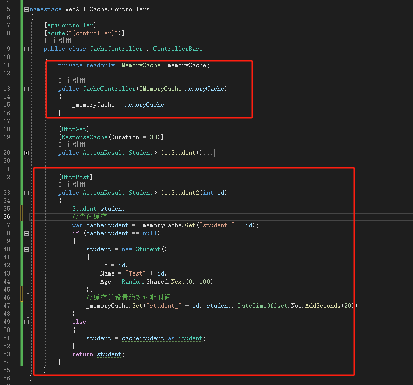 .net 温故知新【13】：Asp.Net Core WebAPI  缓存