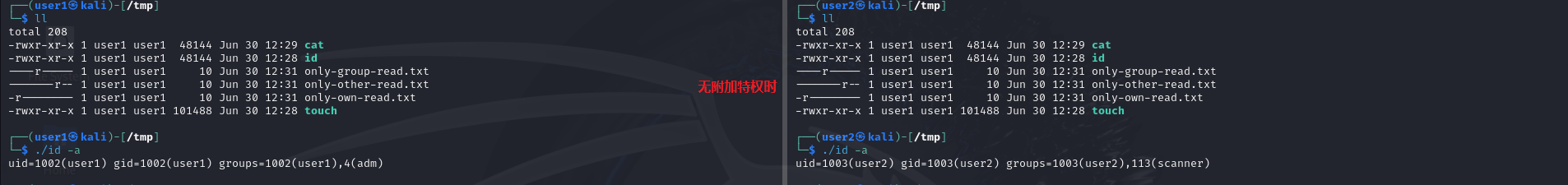 Linux 中 uid、gid、euid、egid、groups 之间的关系