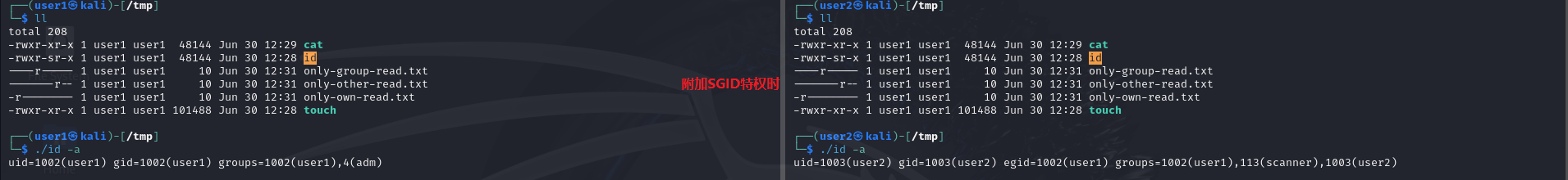 Linux 中 uid、gid、euid、egid、groups 之间的关系