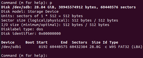 制作Linux系统SD启动卡