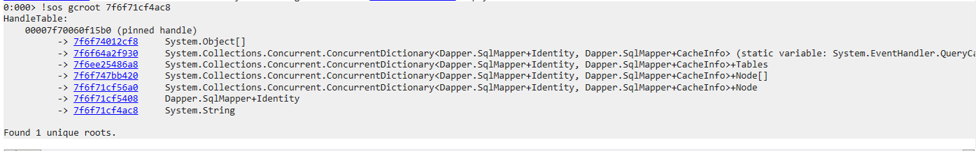 使用dapper，因错误SQL字串拼接方式 导致的内存泄漏