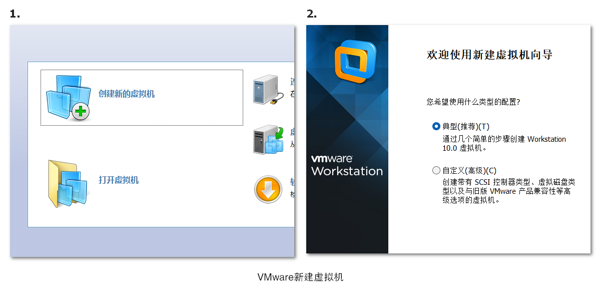 VMware使用及CentOS 7安装配置