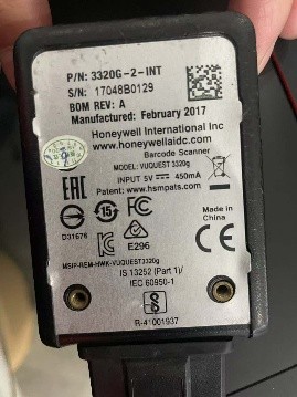 HoneyWell扫码枪3320g串口转网口通讯